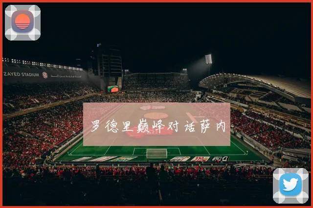 罗德里巅峰对话萨内
